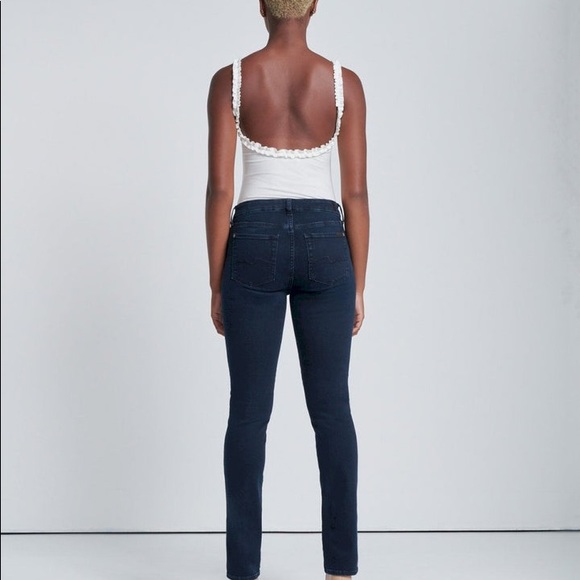 7 for All....”Kimmie” Miracle Slimming Jean 28 R Worn 3X - Picture 3 of 6